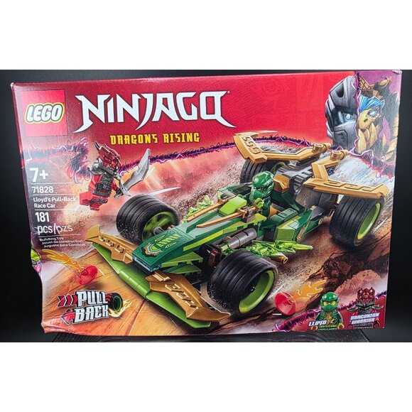 LEGO 71828 Ninjago Lloyd’s Pull-Back Race Car Building Set 306pcs Toy - Picture 1 of 13